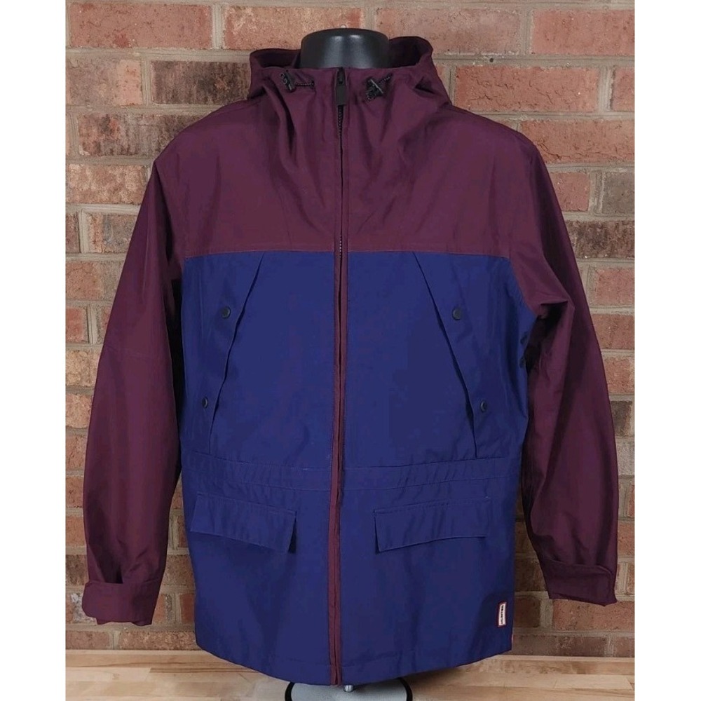 Hunter Original 3 Layer Anorak Hooded Full Zip Waterproof Rain Jacket Mens Small